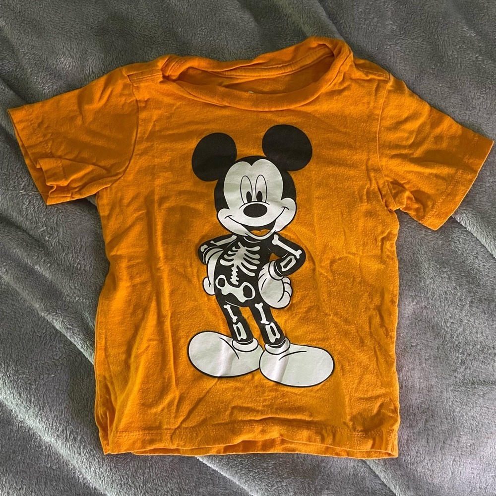Mickey Mouse Disney Skeleton Halloween Tshirt